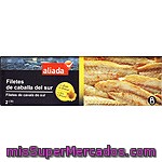 Aliada Filetes De Caballa Del Sur En Aceite De Girasol Pack 2 Lata 65 G Neto Escurrido