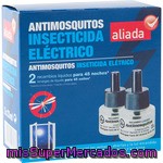 Aliada Insecticida Volador Eléctrico Antimosquitos Recambio 2 Unidades