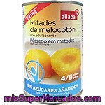 Aliada Melocotón En Mitades Extra Sin Azucares Añadidos Lata 240 G Neto Escurrido