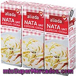 Aliada Nata Líquida Uht Especial Cocina Pack 3 Envase 200 Ml