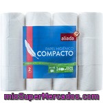 Aliada Papel Higiénico Blanco Compacto 2 Capas Paquete 24 Rollos