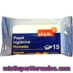 Aliada Papel Higiénico Húmedo Envase 15 Unidades