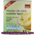 Aliada Pera Mitades En Almíbar Ligero Lata 480 G Neto Escurrido