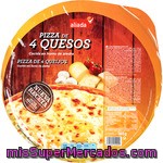 Aliada Pizza 4 Quesos Cocida En Horno De Piedra Envase 365 G