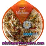 Aliada Pizza Fresca De Pollo Y Pimientos Envase 430 G