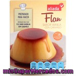 Aliada Preparado Para Hacer Flan Sabor Vainilla Con Caramelo 8 Raciones Estuche 190 G