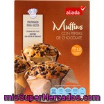 Aliada Preparado Para Hacer Muffins Con Pepitas De Chocolate 12 Raciones Estuche 375 G