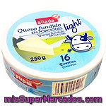 Aliada Queso Fundido En Porciones Light 16 Quesitos Envase 250 G