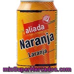 Aliada Refresco De Naranja Lata 33 Cl