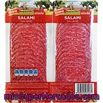 Aliada Salami Extra En Lonchas Pack 2 X 112,5 G Envase 225 G
