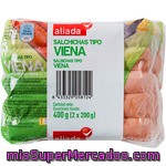 Aliada Salchichas Tipo Viena Pack 2 Envase 200 G