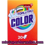 Aliada Toallitas Anti-transferencia De Color Caja 20 Unidades