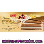 Aliada Turrón Praliné Tres Chocolates Tableta 300 G