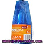 Aliada Vaso Azul 25 Cl Paquete 10 Unidades