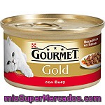 Alimento De Buey Gourmet Gold, Lata 85 G