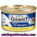 Alimento De Pollo Gourmet Diamant, Lata 85 G