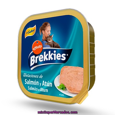 Alimento De Salmón-atún Affinity Brekkies, Tarrina 100 G