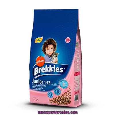 Alimento Especial Affinity Brekkies, Saco 1,5 Kg