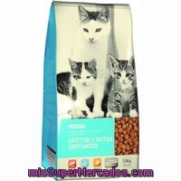 Alimento Especialidad Gatitos Eroski, Bolsa 1,5 Kg