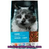 Alimento Especialidad Gatos Senior Eroski, 1,5 K