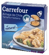 Almejas Chile Natural Carrefour 63 G.