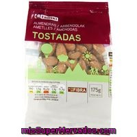 Almendra Tostada Con Piel Eroski, Bolsa 175 G