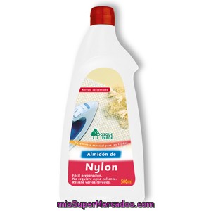 Almidon de nylon, bosque verde, botella 500 cc, precio actualizado en todos  los supers