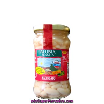 Alubia  Cocida Blanca, Hacendado, Tarro 314 G Escurrido 210 G