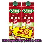 Alvalle Gazpacho Natural Pack Ahorro 2 Envase 1 L