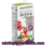 Amandin Bebida De Avena Con Frutos Rojos Ecológica Envase 1 L