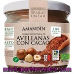 Amandin Crema De Avellanas Con Cacao Ecológica Envase 330 G