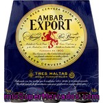Ambar Export Cerveza Rubia Nacional Extra Fuerte Pack 6 Botellas 25 Cl