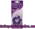 Ambientador De Coche Fabricado En Celulosa Para Colgar, Con Forma De Flor Y Con Olor A Lavanda Paradise Scents 1 Unidad.