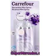 Ambientador Mini Spray Lavanda Recambio Carrefour 2 Ud.