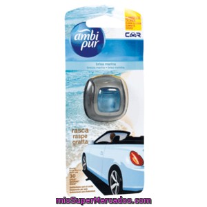 Ambipur Ambientador Coche Desechable Brisa Marina 1 Ud