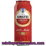 Amstel Cerveza Rubia Nacional Lata 50 Cl