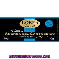 Anchoa Del Cantábrico Bajo En Sal Lorea, Lata 30 G