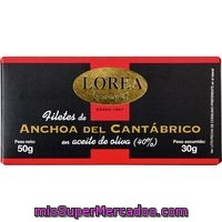 Anchoa Del Cantábrico En Aceita De Oliva Lorea, Lata 30 G