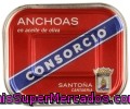 Anchoas En Aceite De Oliva (santoña-cantabria) Consorcio 252 Gramos Peso Neto Escurrido