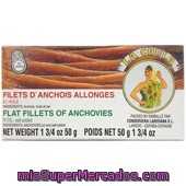 Anchoas La
            Chula Lata 50 Grs