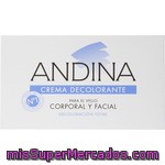 Andina Crema Decolorante Para El Vello Corporal Y Facial Caja 100 Ml