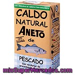 Aneto Caldo Natural De Pescado Con Verduras De Procedencia Ecológica Envase 1 L