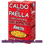 Aneto Caldo Para Paella Carne Y Verduras Con Sofrito Envase 1 L