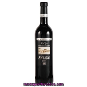 Antaño Vino Tinto Crianza Do Rioja Botella 75 Cl