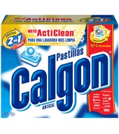 Antical Lavadora Pastillas 2 En 1 Calgon 45 Ud.