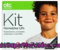 Antipiojos Kit Permetrina , Loción ,acondicionador Y Spray , Otc Antipiojos 125+125+125 Mililitros