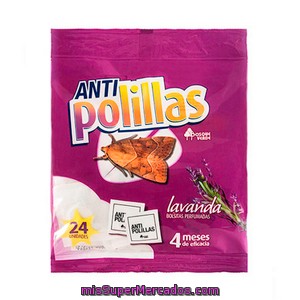 Antipolilla Ropa Bolsa Lavanda, Bosque Verde, Paquete 24 U