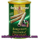 Antiu Xixona Barquillo Relleno De Chocolate Bote 200 G