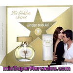 Antonio Banderas Her Golden Secret Eau De Toilette Natural Femenina Spray 50 Ml + Body Lotion Tubo 100 Ml