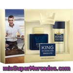 Antonio Banderas King Of Seduction Absolute Eau De Toilette Natural Masculina Spray 100 Ml + Desodorante Spray 150 Ml